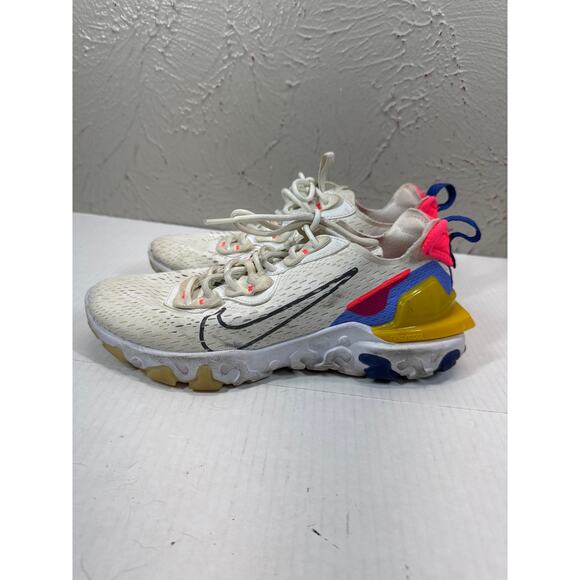 Nike 2020 React Vision White Astronomy Blue Ci7523-101 Womens Sneakers Size 9 - Picture 1 of 5